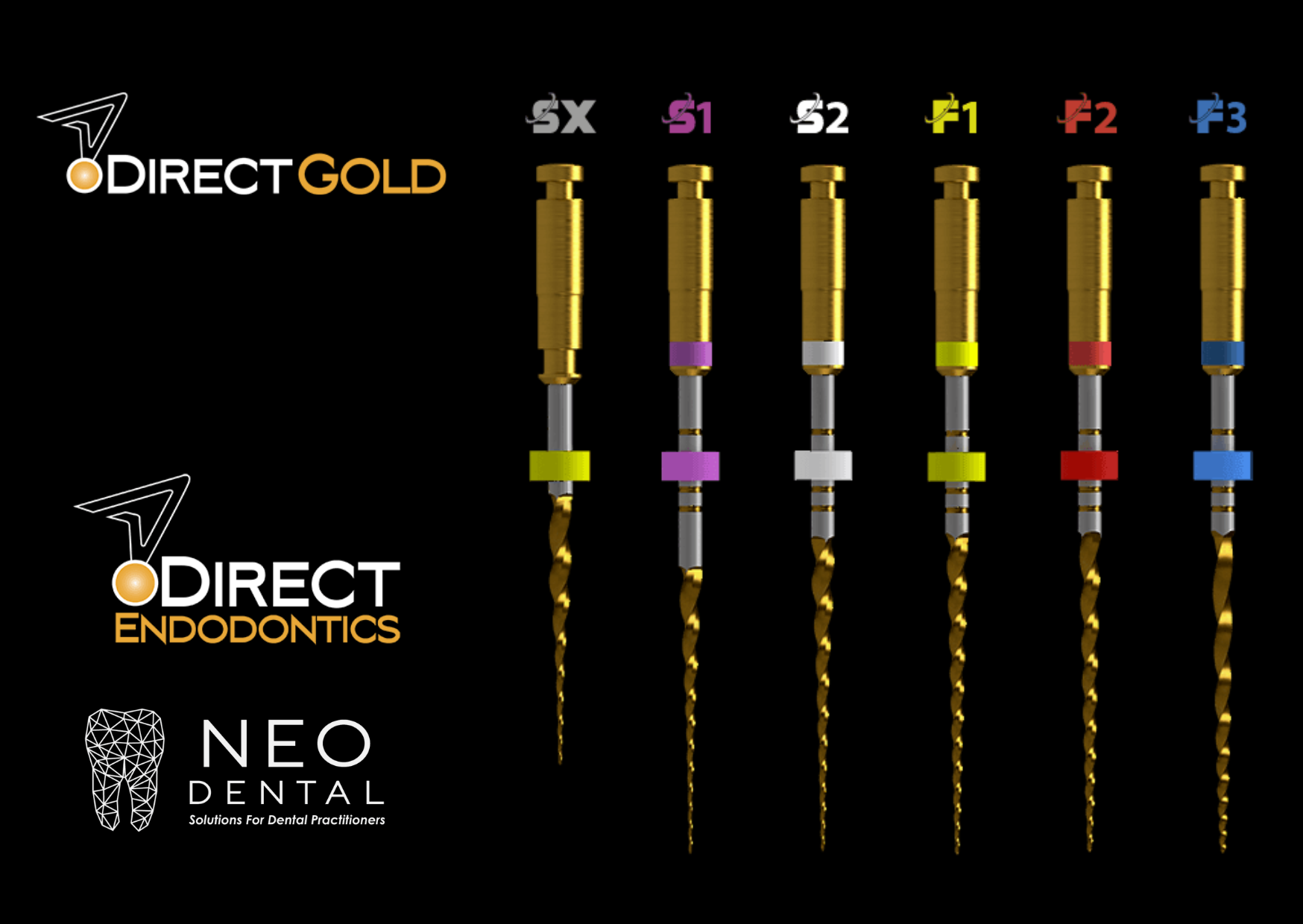 Direct Gold Endo Files by Direct Endodontics