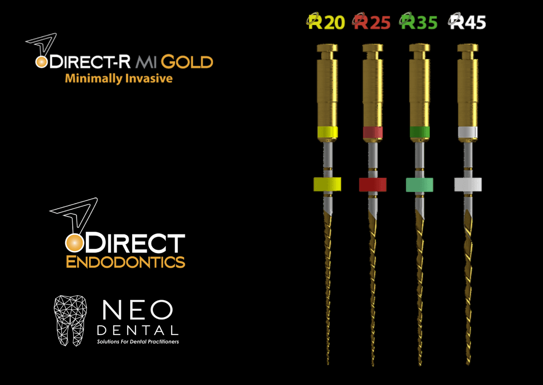 Direct-R Mi Gold Endo Files by Direct Endodontics