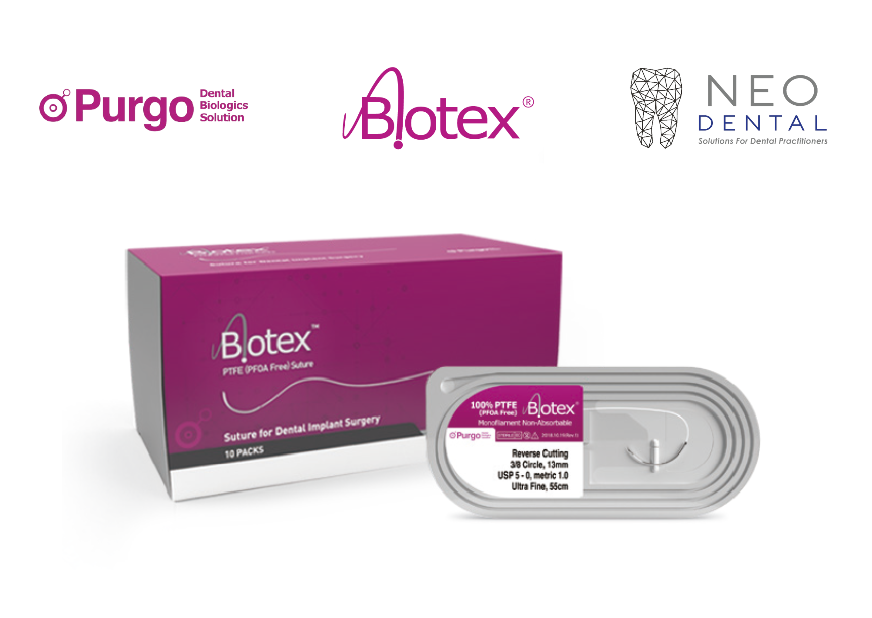 Suture ‘BioTex’ [Non-Resorbable PTFE]
