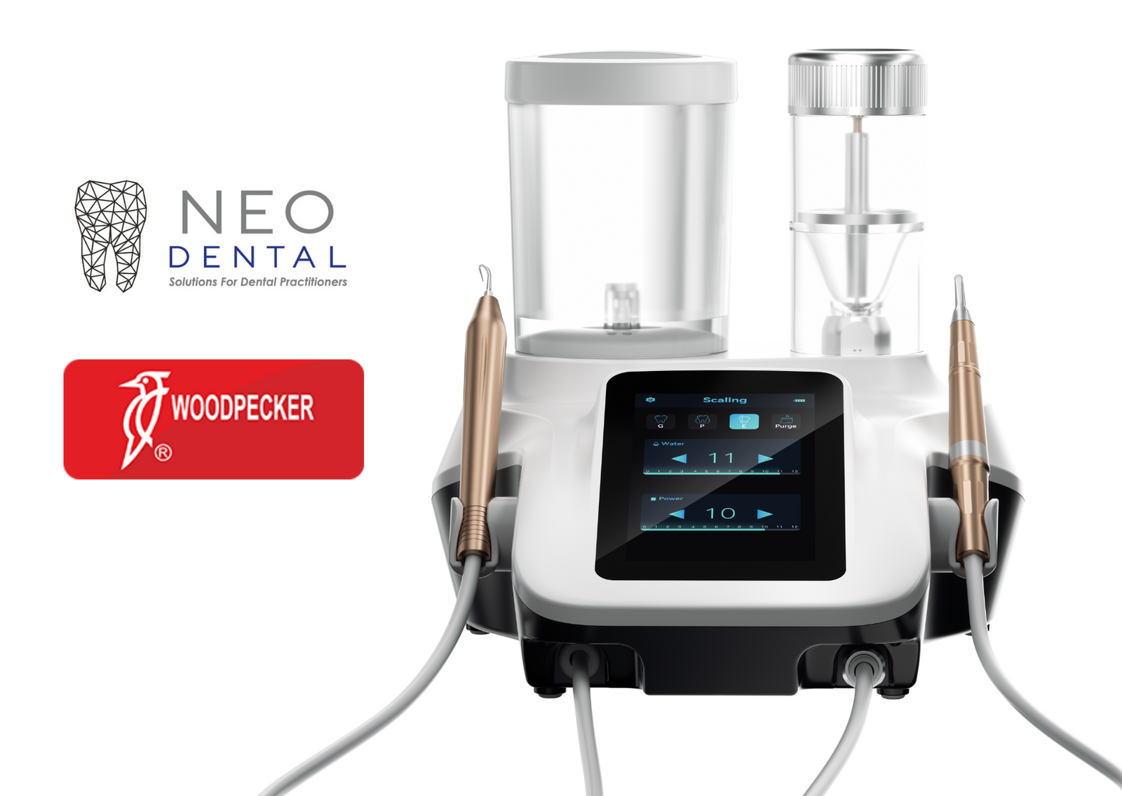 Air Flow Prophylaxis Polisher with Ultrasonic Scaler Five-in-one [PT-B] by Woodpecker/DTE®