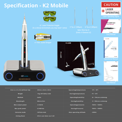 K2 Mobile Diode Laser by Hulaser [Full Set]