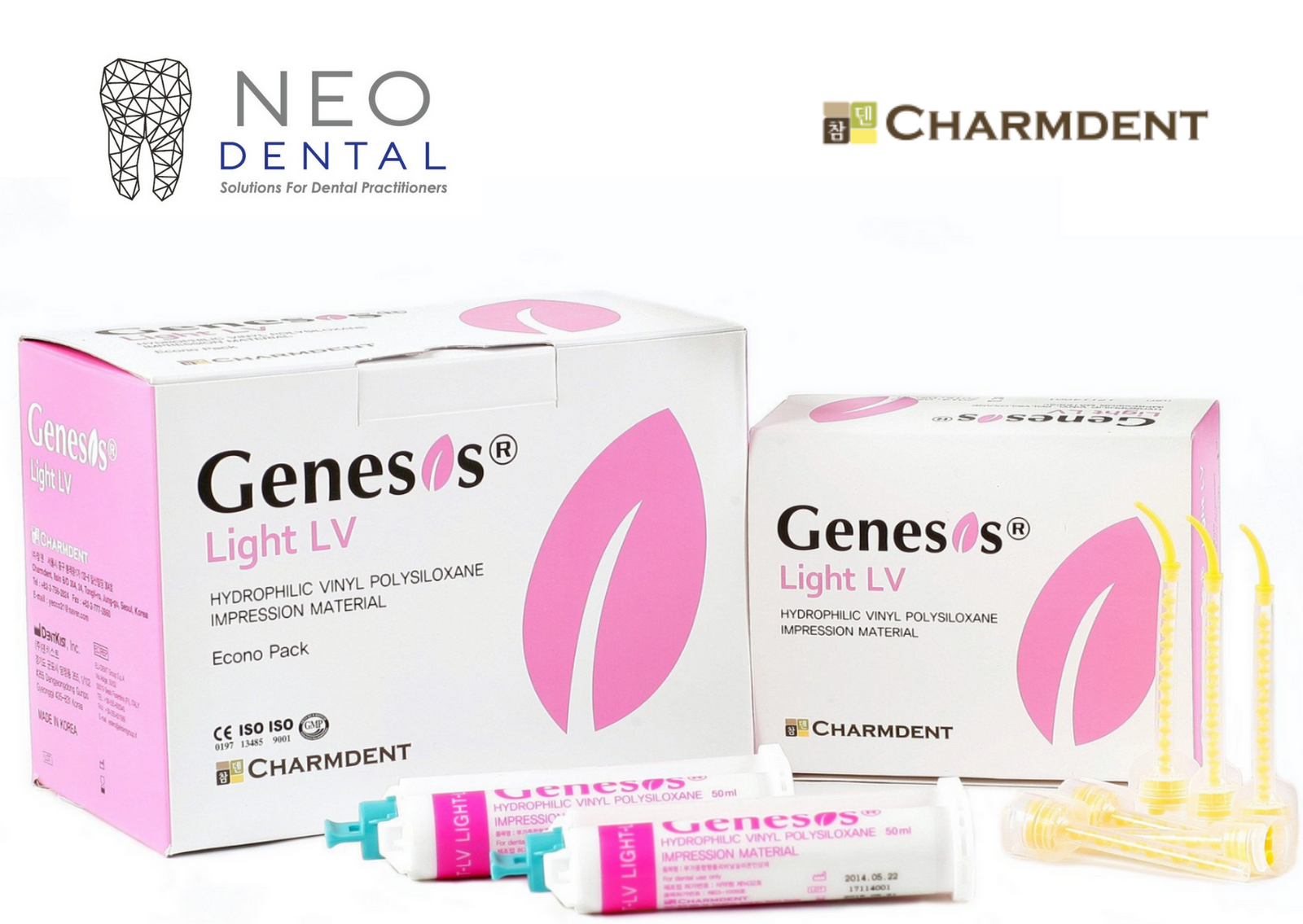 Genesis Impression Material - Light Body (pack of 2)