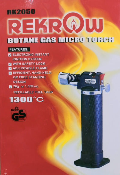 Butane Heating Micro Torch - Rekrow RK2050
