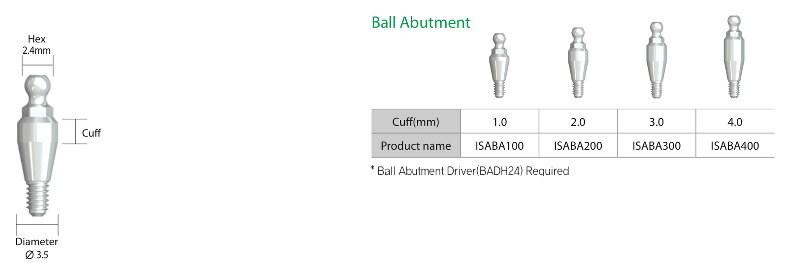 IS Ball Abutment